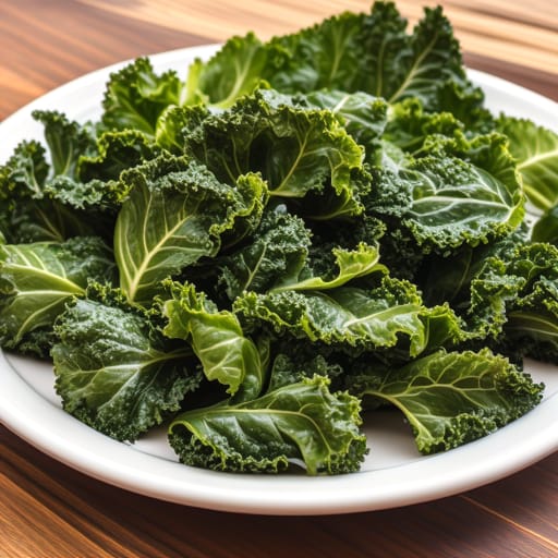 Chips de kale al horno