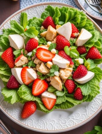 Ensalada de Pollo con Fresas