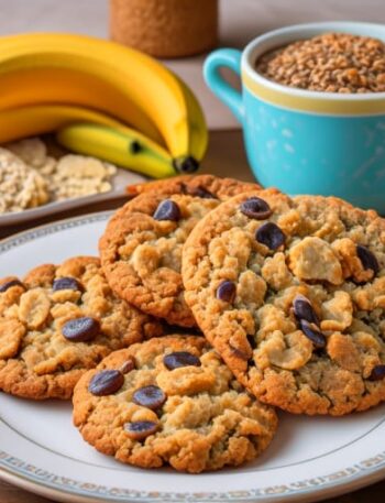 Galletas de avena y plátano