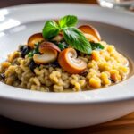 Risotto de champiñones