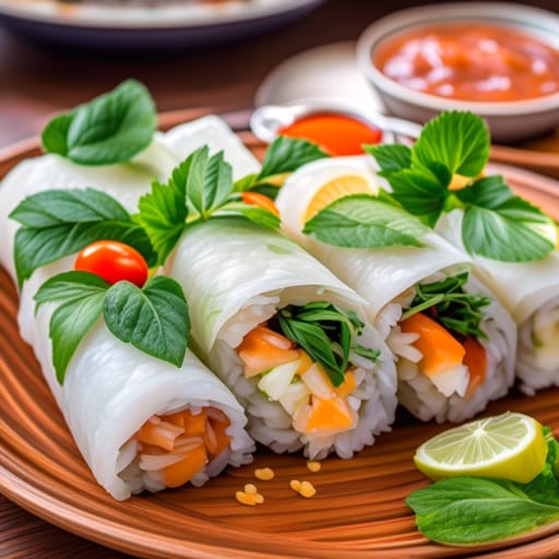 Rollos de arroz vietnamitas