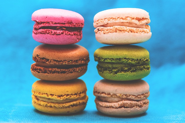 Macarons de varios sabores