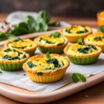 Mini quiches de espinacas y queso