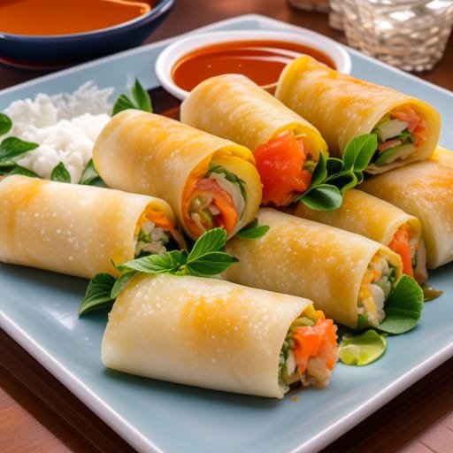 Rollos de primavera caseros
