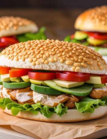 Sándwiches de pollo con aguacate